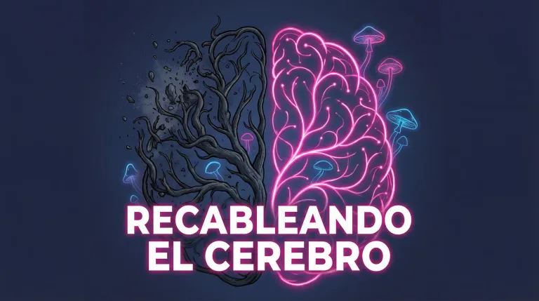Imagen de portada: La psilocibina recablea el cerebro: descubren exactamente cómo rompe los patrones de la depresión