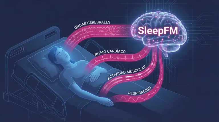 Imagen de portada: SleepFM: La IA de Stanford que predice 130 enfermedades mientras duermes